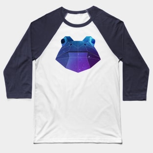 Galaxy Frog Geometric Animal Baseball T-Shirt